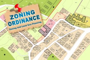 Imaginary,Zoning,Ordinance,,General,Urban,Plan,With,Indications,Of,Urban